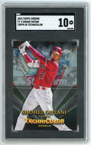 Shohei Ohtani 2023 Topps Chrome Technicolor #TT-2 SGC 10