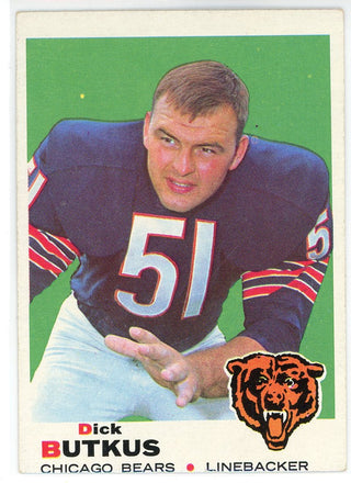 Dick Butkus 1969 Topps Card #139