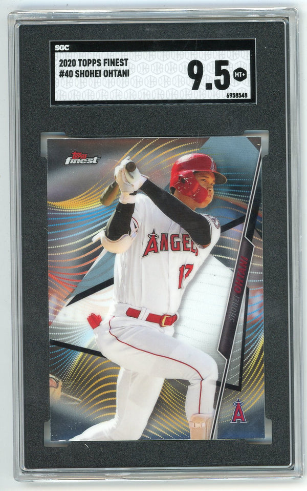 Shohei Ohtani 2020 Topps Finest #40 SGC 9.5