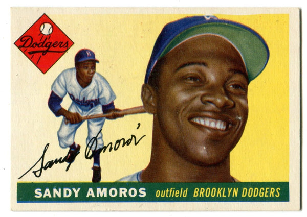 Sandy Amoros 1955 Topps #75 Card