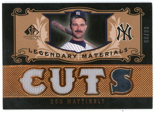 Don Mattingly 2007 Upper Deck Legendary Materials Cuts Patch Relic #LM-DM2