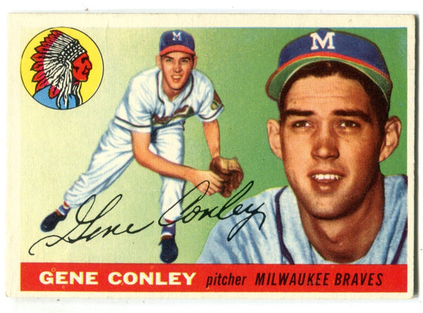 Gene Conley 1955 Topps #81 Card