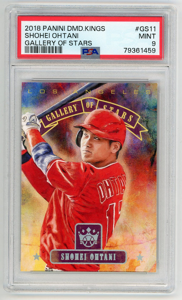 Shohei Ohtani 2018 Panini DMD Kings Gallery of Stars #GS11 PSA 9