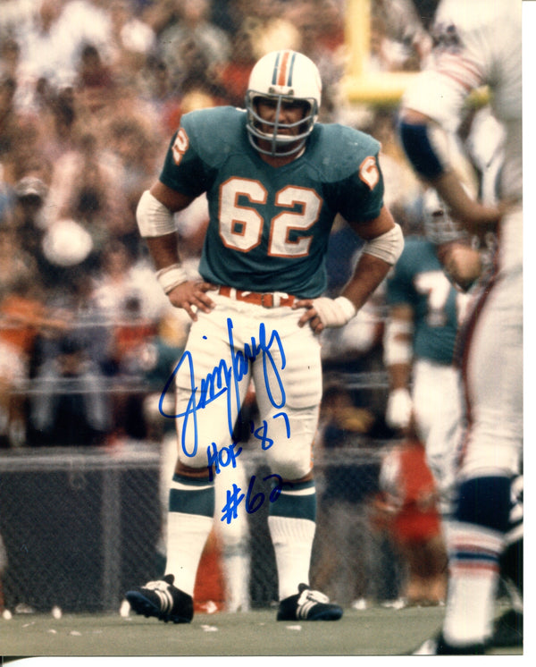 Jim Langer Autographed 8x10 Photo