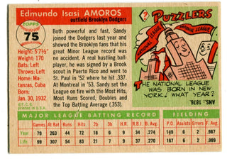 Sandy Amoros 1955 Topps #75 Card