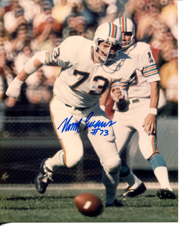 Norm Evans Autographed 8x10 Football Photo