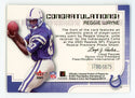 Reggie Wayne 2001 Fleer Hot Prospects Rookie Premiere Card 1780/1875