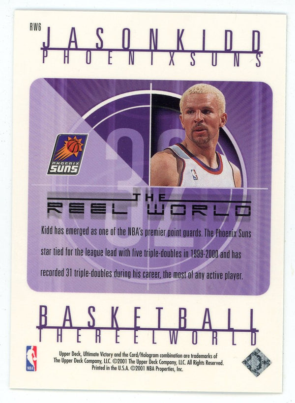 Jason Kidd 2001 Upper Deck The Reel World #RW6