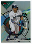 Julio Rodriguez 2023 Topps Finest Silver Refractor #91 Card