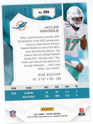 Jaylen Waddle Panini Playoff RC #206