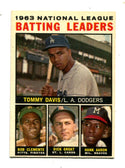 1963 National League Batting Leaders #7 Card