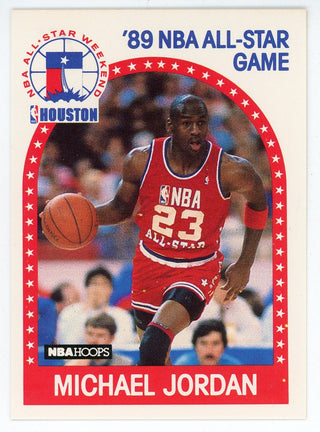 Michael Jordan 1989 Hoops All-Star Card #21