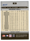 George Kell Autographed 2005 Donruss Greats Card #32