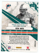 Koa Misi 2010 Panini Rookies & Stars #213