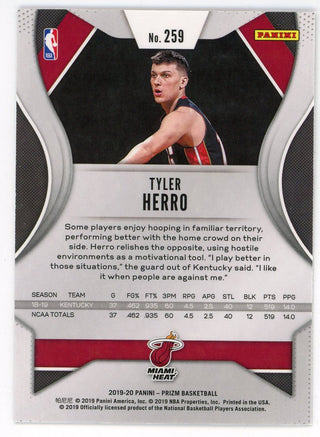 Tyler Herro 2019-20 Panini Prizm Rookie Card #259