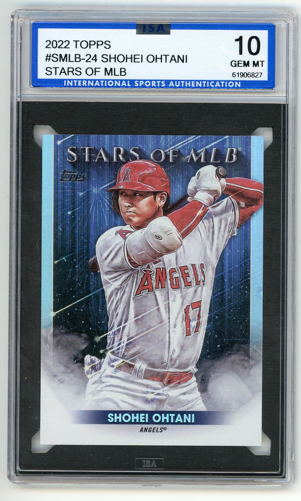 Shohei Ohtani 2019 Bowman Card #34 ISA 10