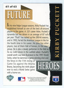 Kirby Puckett 1993 Upper Deck Future Heroes