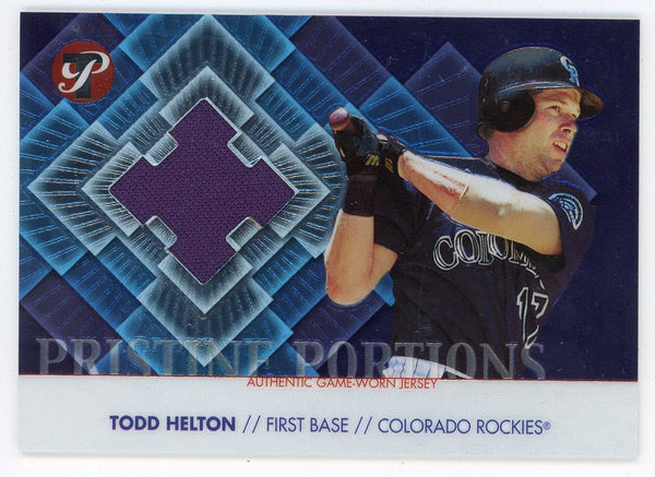 Todd Helton 2002 Topps Pristine Portion Patch Relic #PP-TH