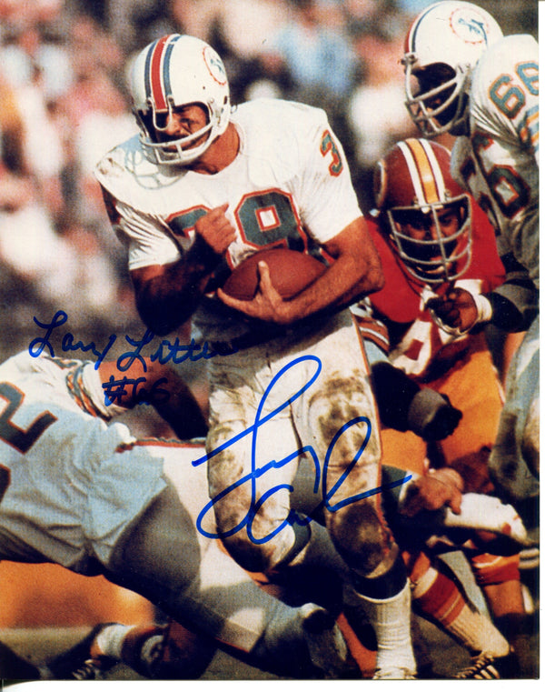 Larry Csonka and Larry Little Autographed 8x10 Photo