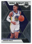 Jordan Poole 2019-20 Panini Mosaic NBA Debut Rookie Card #261