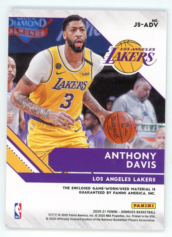 Anthony Davis 2020-21 Panini Donruss Patch Relic #JS-ADV