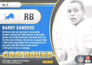 Barry Sanders 2024 Donruss Elite Card #5