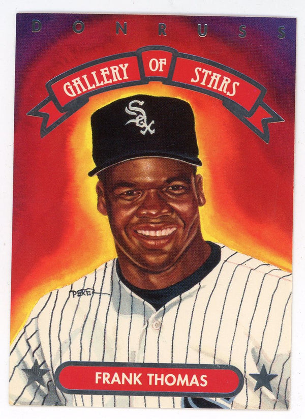 Frank Thomas 1992 Leaf Gallery of Stars #GS-12