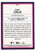 Oneil Cruz 2022 Topps Bowman Chrome Rookie of the Year Favorites #ROYF-5 Card