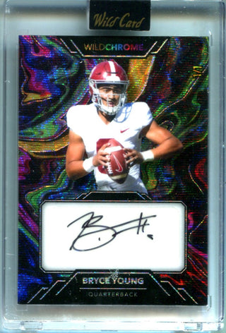 Bryce Young 2023 Wild Chrome Autographed Card    #WC1  1/1