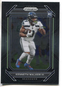 Kenneth Walker III 2022 Panini Chronicles Prizm Black Rookie Card