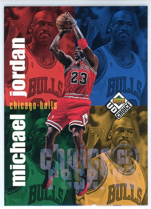 Michael Jordan 1998 Upper Deck Choice Reserve Card #200