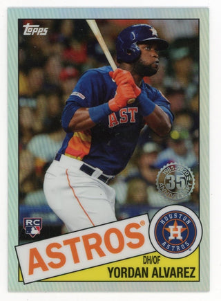 Yordan Alvarez 2020 Topps Silver 35th Anniversary #85TC-4 Card