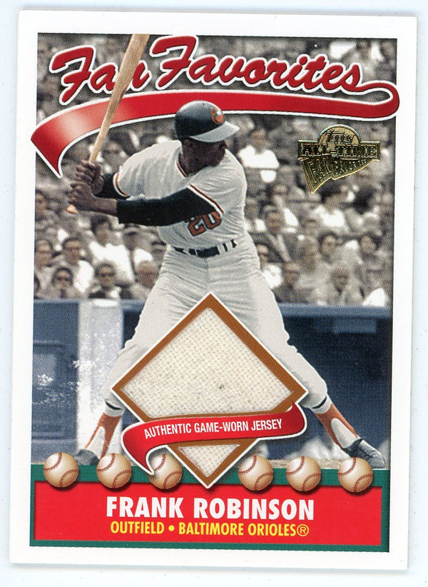 Frank Robinson 2004 Topps Fan Favorite Jersey Card #FFR-FR