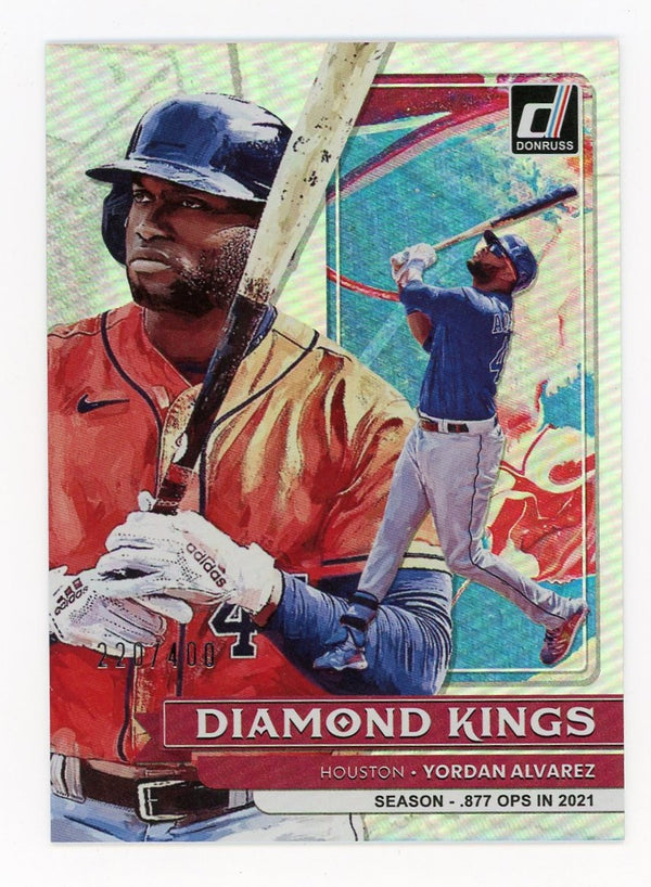 Yordan Alvarez 2022 Panini Donruss # 11 Card 220/400