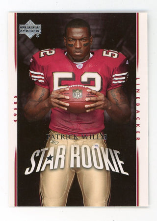 Patrick WIllis 2007 Upper Deck Star Rookie #288 Card