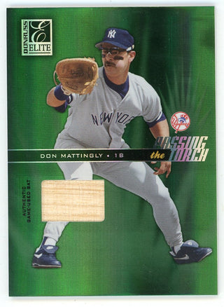 Don Mattingly 2004 Donruss Elite Passing The Torch Bat Relic #PT-19