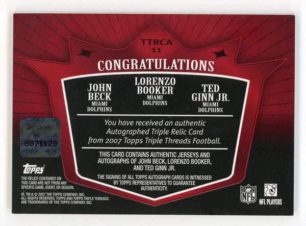 Triple Threads 2007 Topps #TTRCA11 Card 04/36