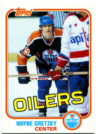 Wayne Gretzky 1981 Topps Card