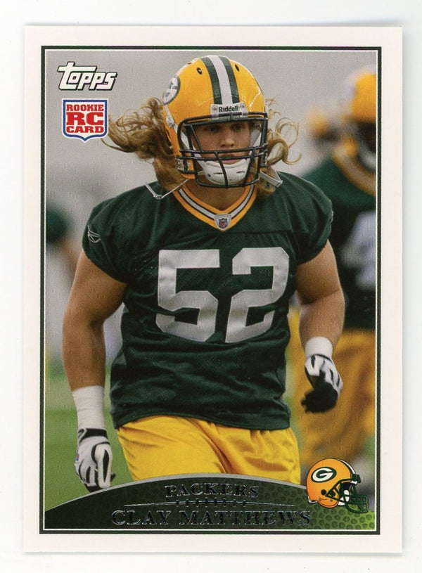 Clay Matthews 2009 Topps Rookie #353 Card