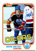 Wayne Gretzky 1981 Topps Card