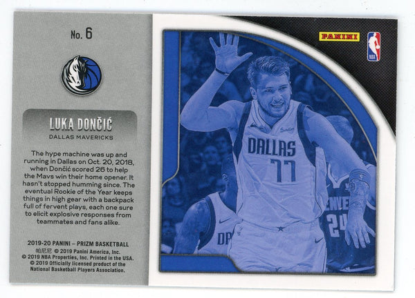 Luka Doncic 2019 Panini Prizm Get Hyped Card #6