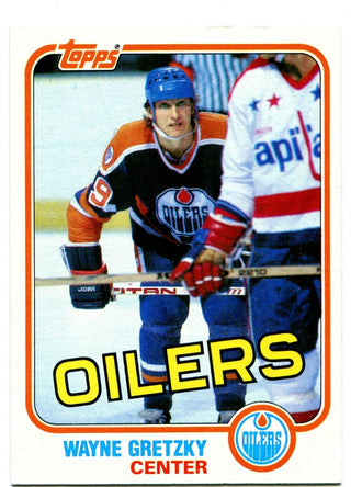 Wayne Gretzky 1981 Topps Card