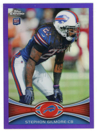 Stephone Gilmore 2012 Topps Chrome RC Purple #26