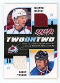 Wojtek Wolski and Darcy Tucker 2009 Upper Deck MVP Two on Two #J-TWCC Card