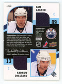 Wojtek Wolski and Darcy Tucker 2009 Upper Deck MVP Two on Two #J-TWCC Card