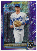 Bobby Witt Jr 2022 Topps Purple Bowman Chrome #BCP-146 Card 142/250