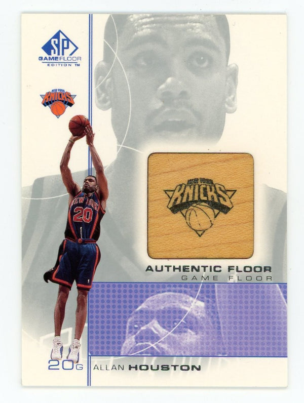 Allan Houston 2001 Upper Deck Authentic Game Floor #AH2 Card