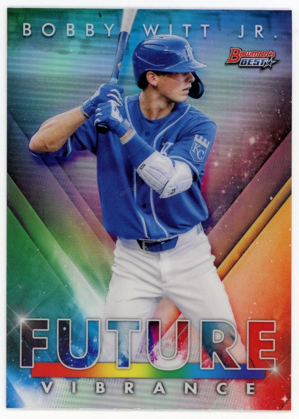 Bobby Witt Jr 2021 Topps Bowmans Best Future Vibrance #BFV-27 Card