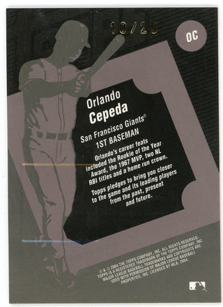 Orlando Cepeda 2004 Topps Bat Relic #OC