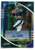 Jalen Hurts 2020 Panini Autographed Absolute Football Blue /30 Card